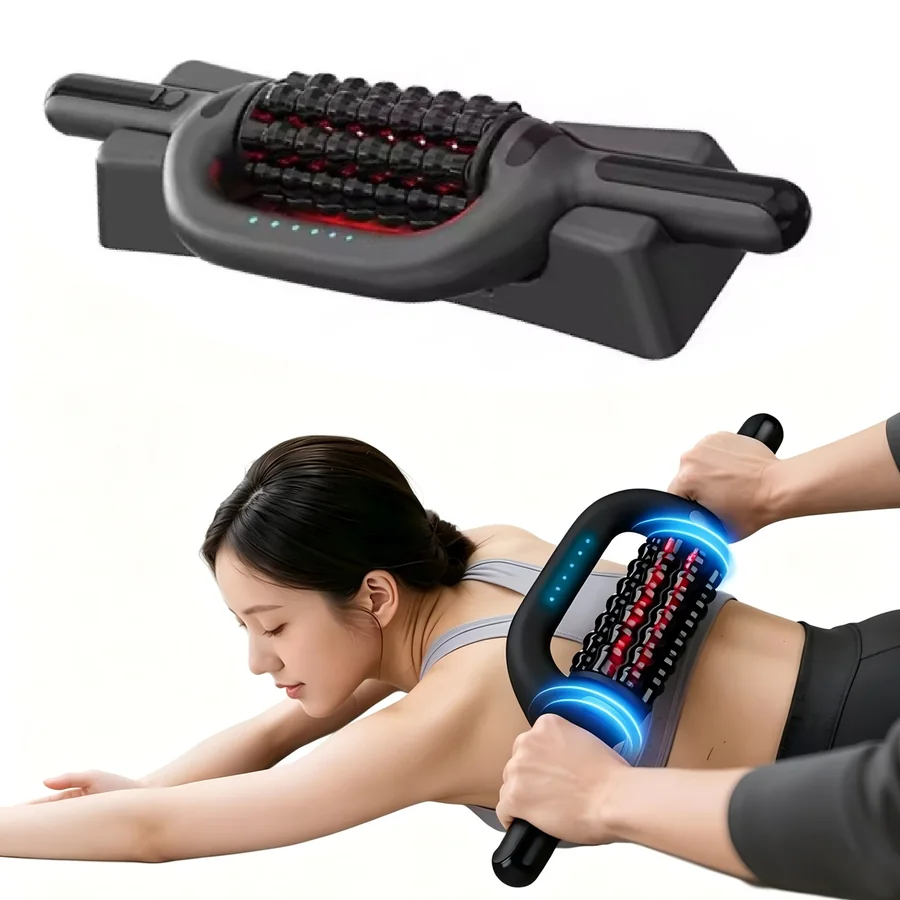 Red Light Rolling Body Massager